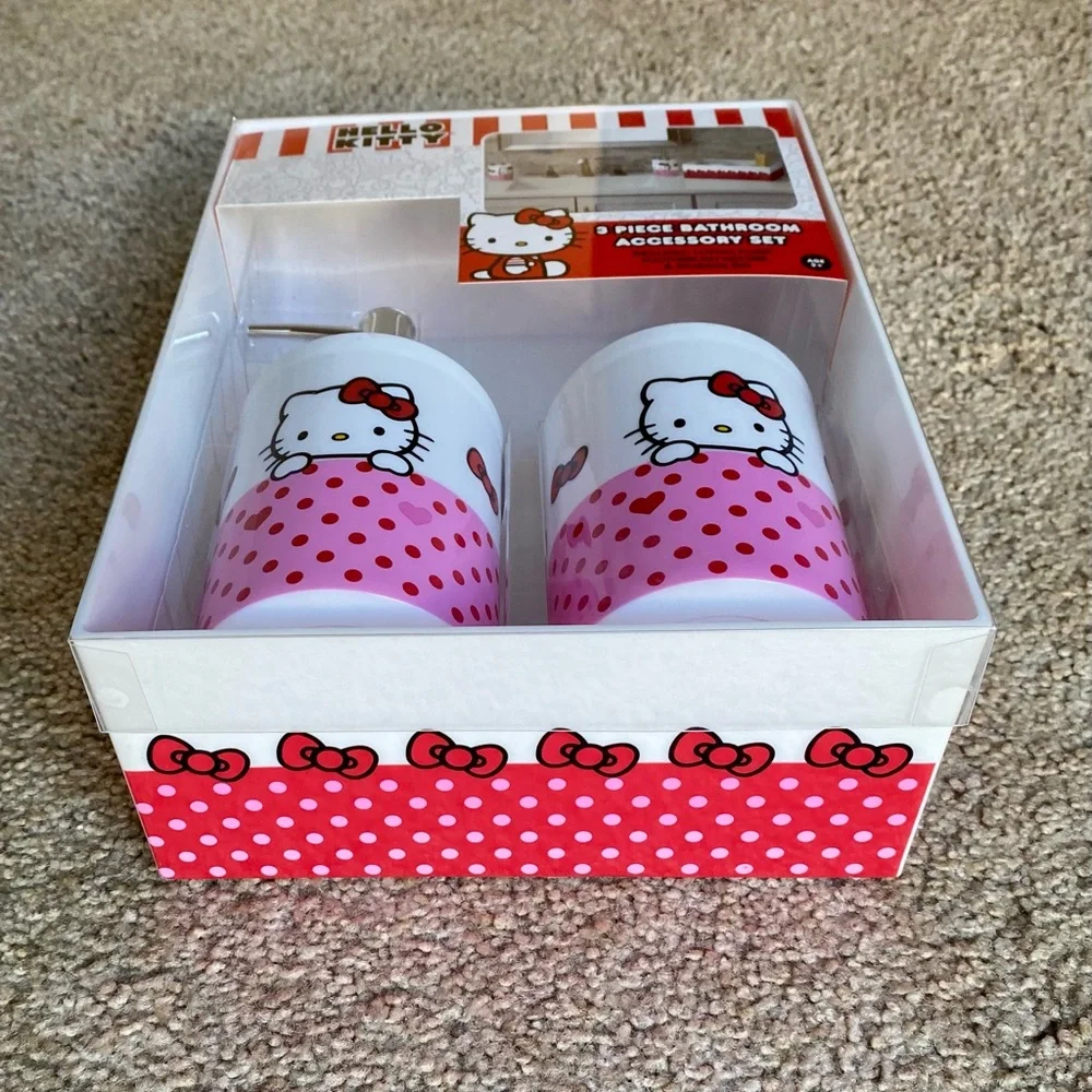 Hello Kitty 3 Pc. Bathroom Set 🆕